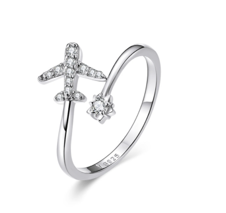 BON VOYAGE ADJUSTABLE STERLING SILVER RING